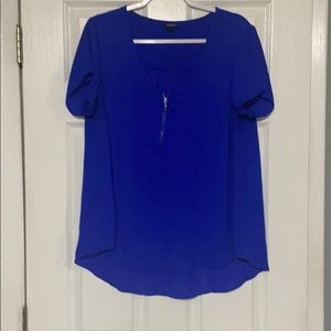 Royal blue blouse